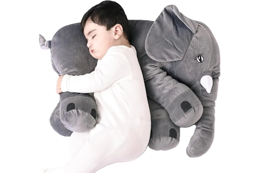 DearJoy Big Size Fibre Filled Stuffed Animal Elephant Soft Toy for Kids of Plush Hugging Soft T — Linkbiz SmartDeal's
