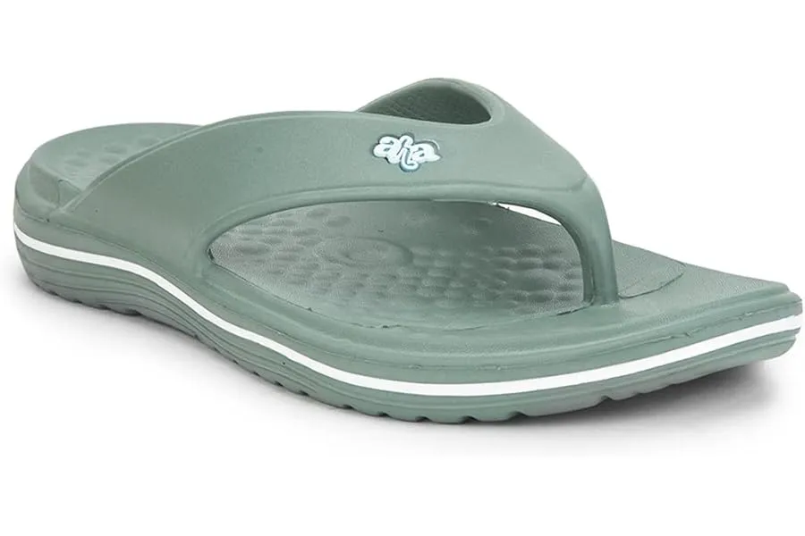 Liberty A-HA Blue & Brown Flip-Flops for Men - EVA Slip-On — Linkbiz SmartDeal's