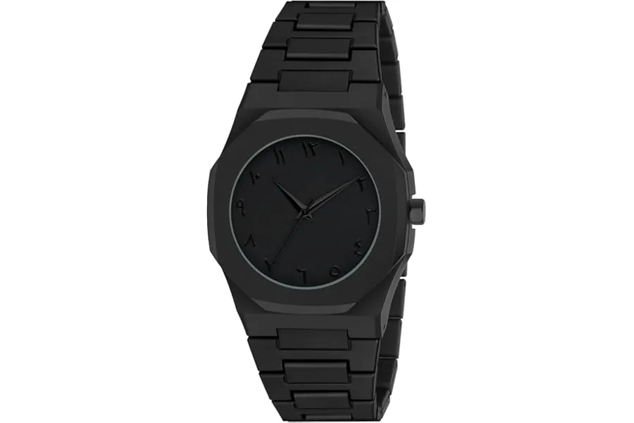 Matrix Arabian | Aura Dial & Polycarbonate Strap Analog Watch for Men & Boys (Black) — Linkbiz SmartDeal's