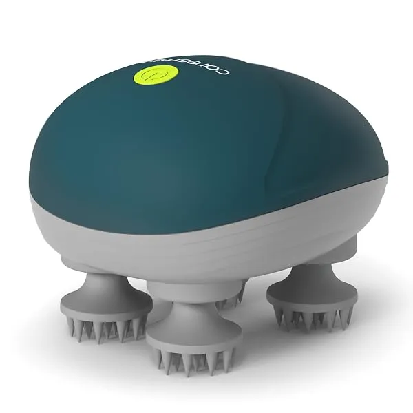 Caresmith Revive Scalp Massager | 96 Silicon Kneading Points with Detachable Heads | Scalp, Body & Head Massager for Hair Growth (Green) — Linkbiz SmartDeal's