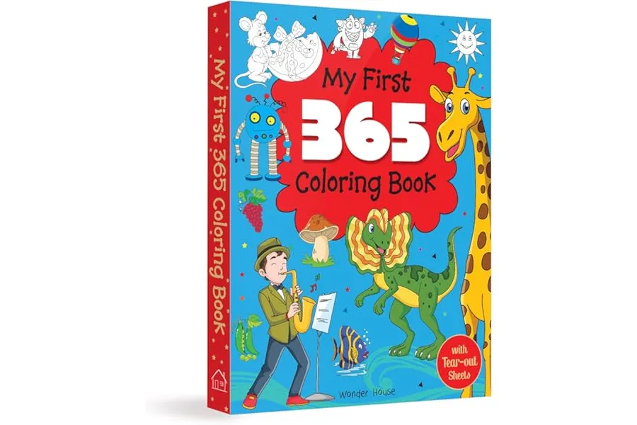 My First 365 Coloring Book | Jumbo Coloring Book For Kids (With Tear Out Sheets) — Linkbiz SmartDeal's