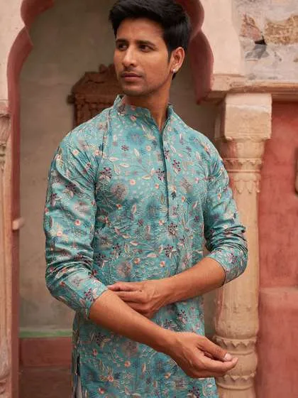 Jompers Embroidered Straight Kurta — Linkbiz SmartDeal's