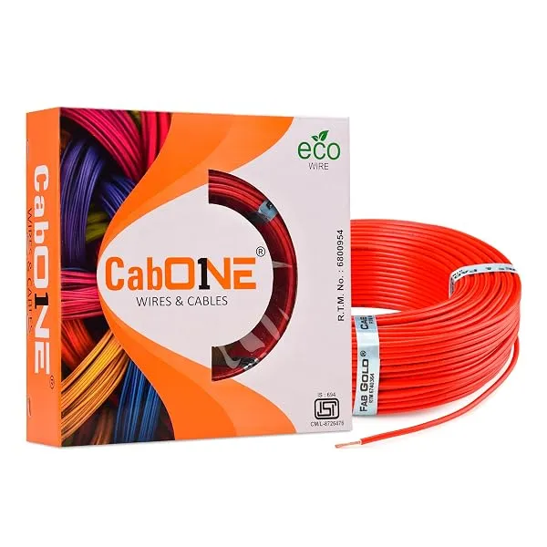 CabONE Lite 2.5 Sq mm Electrical Wire - 90m Blue Single Core CCA Copper Wire | Fire Retardant PVC Insulation for Domestic Wiring Red — Linkbiz SmartDeal's