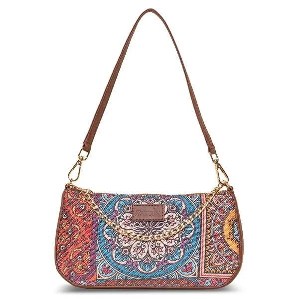 ZOUK Baguette Bag | Crossbody Bags for Women | Women's Handbags | Stylish Sling Bag for Woman | Vegan Leather Evening Bag | Travel & Office Use | Purse and Wallet — Linkbiz SmartDeal's