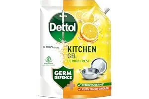 Dettol Dishwash liquid and Kitchen Gel || Cuts Tough Grease || Remove germs || Lemon Fragrance — Linkbiz SmartDeal's