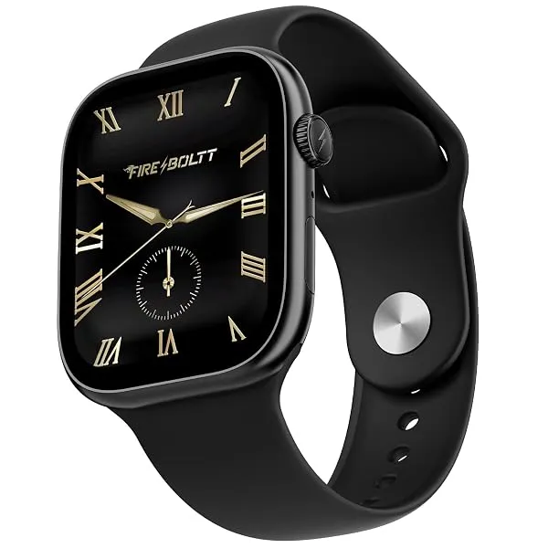Fire-Boltt Ninja X Ring Smart Watch with 1.96” Large Display, Bluetooth Calling, Wireless Charging, AI Voice Assistant, 500+ Watch Faces, Health Suite, Smart Watch for Man & Woman — Linkbiz SmartDeal's