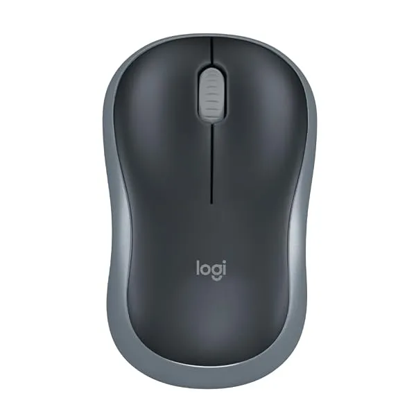 Logitech M186 Wireless Mouse, 2.4GHz with USB Mini Receiver, 3 Years Battery Life, 1000 DPI Optical Tracking, Ambidextrous, Compatible with PC, Mac, Laptop — Linkbiz SmartDeal's