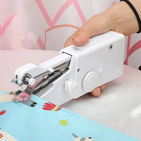BBD kitchen shop Mini Sewing Machine for Home, Portable Handy Sewing Machine | Stitching Machine | Silai Machine for Home Tailoring Use With Bobbin — Linkbiz SmartDeal's