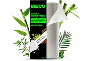 Beco Reusable Kitchen Towel Roll-2000 Times Washable|Soft & Highly Absorbent|Better Alternative — Linkbiz SmartDeal's