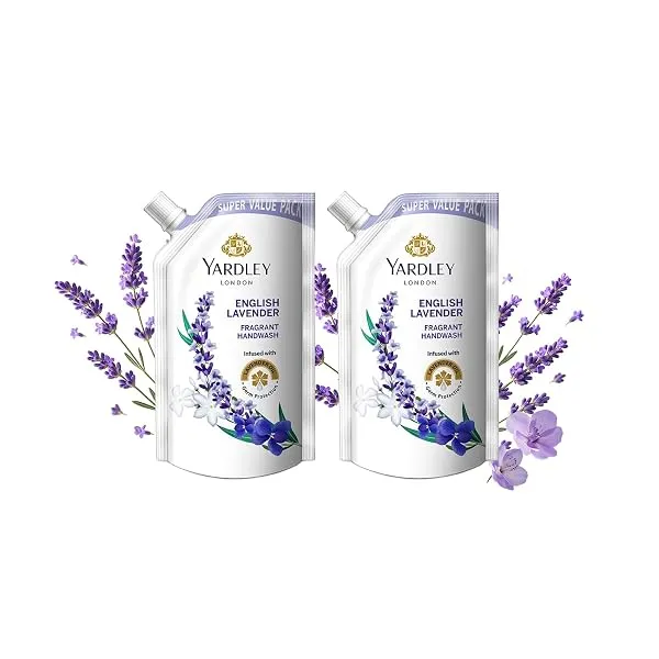 Yardley London English Lavender 600ml Pack of 2 Fragrant Handwash| Infused with Pure Lavender Oil| Germ Protection| For Soft & Fragrant Skin — Linkbiz SmartDeal's