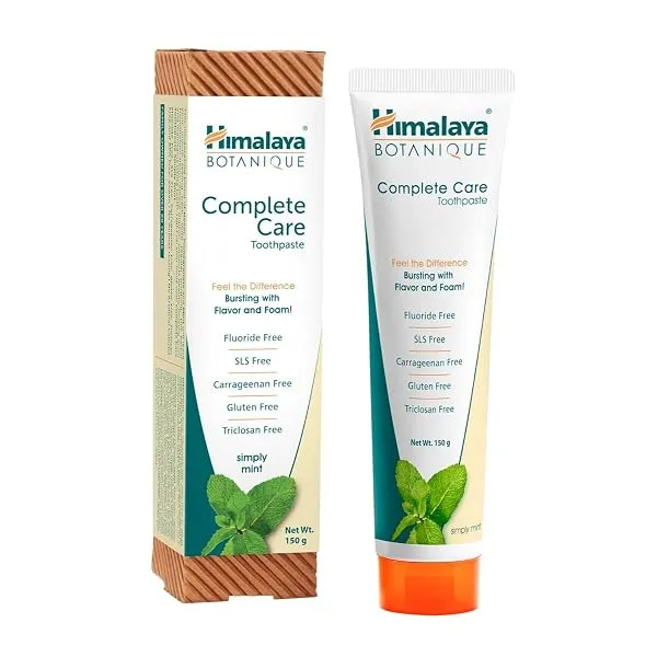 Himalaya Botanique Complete Care Toothpaste 150g, Mint | Protects teeth from Germs & Plaque, Freshens Breath | Fluoride & SLS Free | Clean & Herbal Formulation — Linkbiz SmartDeal's