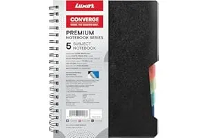 Luxor 5 Subject Single Ruled Notebook - A5 Size, 300 Pages, 70 GSM — Linkbiz SmartDeal's