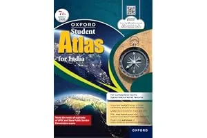 Oxford Student Atlas for India | For UPSC and Other Competitive Exams | 7th Edition — Linkbiz SmartDeal's