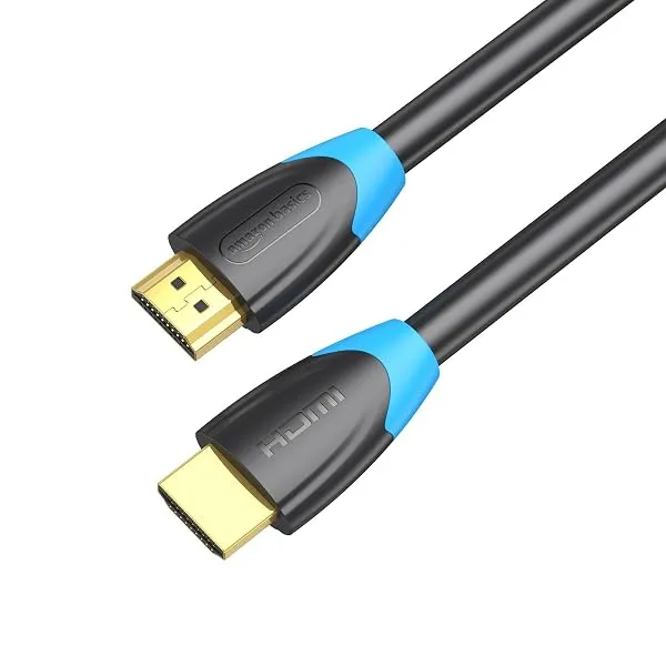 amazon basics HDMI Cable, High Speed, Supports 3D, 4K@60Hz, ARC and CEC Extension, Gold-Plated Connectors, Compatible with TV, Set-Top Box, Gaming Consoles, Blu-Ray (1 Metre) — Linkbiz SmartDeal's