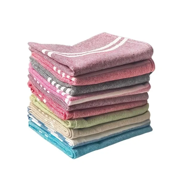 Värde® 10 Pcs Dishcloths | 12x16 Inches | Bulk Cotton Kitchen Cleaning Dish Cloths | Scrubbing Wash Cloth Sets | Multipurpose Cloth | 100% Cotton. (Multicolor, Set of 10) — Linkbiz SmartDeal's