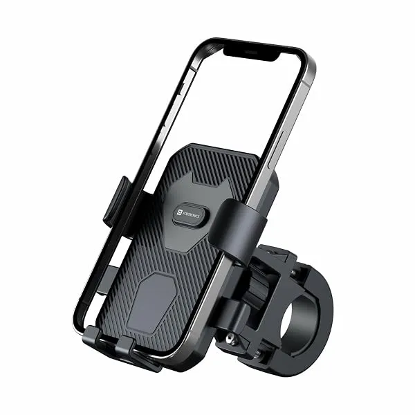 Portronics Mobike 4 Bike Phone Mount with 360° Rotational, Strong Hold for Bicycle, Motorcycle Compatible with 4.7 to 6.8 inch Devices(Black) — Linkbiz SmartDeal's