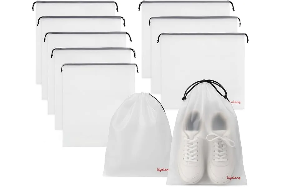 Lifelong Shoe Bags for Travel, Drawstring Travel Shoe Bags for Packing, Dustproof Portable Trav — Linkbiz SmartDeal's