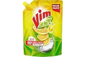 Vim Dishwash Liquid Gel Lemon 900 ml Refill Pouch — Linkbiz SmartDeal's