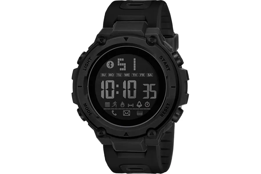 Shocknshop Digital Sports Stylish Multifunctional Electronic LED Black Dial Wrist Watch for Men — Linkbiz SmartDeal's