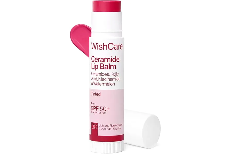 WishCare Tinted Lip Balm SPF 50 PA++++ | Brightening Lip Balm for Dark Lips | In-Vivo Tested | — Linkbiz SmartDeal's