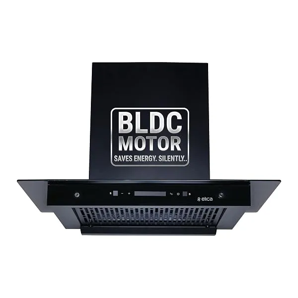 Elica 75cm 1500 m3/hr BLDC Filterless Autoclean Kitchen Chimney | 15 Years Motor and 5 Years Comprehensive Warranty | FLAT FL 750 BLDC HAC LTW MS NERO | Black | 9 Speed Touch Contr — Linkbiz SmartDeal's