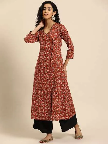 Anayna Women Ethnic Motifs Printed Kurta — Linkbiz SmartDeal's