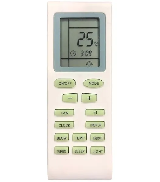 5 Year Warranty AC Remote Compatible for All Lloyd Voltas Onida Godrej Videocon Gree Electrolux Bluestar YB1FA Ac Remote 1.5 Ton, White (Your Old Remote Must be Same) — Linkbiz SmartDeal's