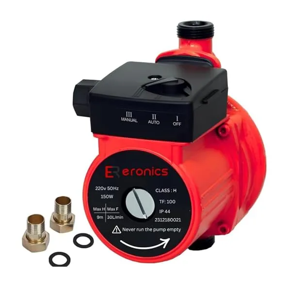ERONICS Automatic Water Pressure Pump Suitable for Hot Water Circulation, Washing Machine, RO Shower, (Blue/Red Color) — Linkbiz SmartDeal's
