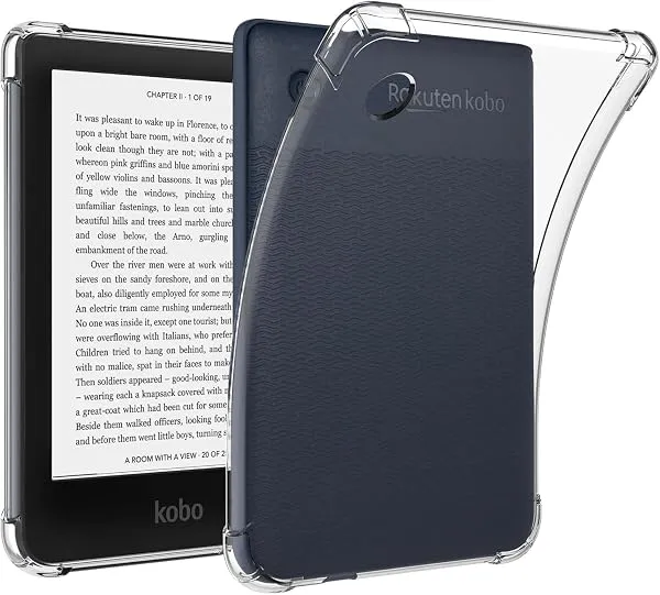 ProElite Soft TPU Transparent Back Case Cover for Kobo Clara Colour 6 inch 2024 / Clara BW 6 inch 2024 / Clara 2E 6" 2022 (Clear) — Linkbiz SmartDeal's