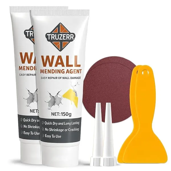 Truzerr™ Wall repair paste (150g x 2) wall putty paste, wall crack repair for walls Holes & Damage | wall crack filler, DIY wall paint repair | Wall putty Filler, putty paste, wall — Linkbiz SmartDeal's