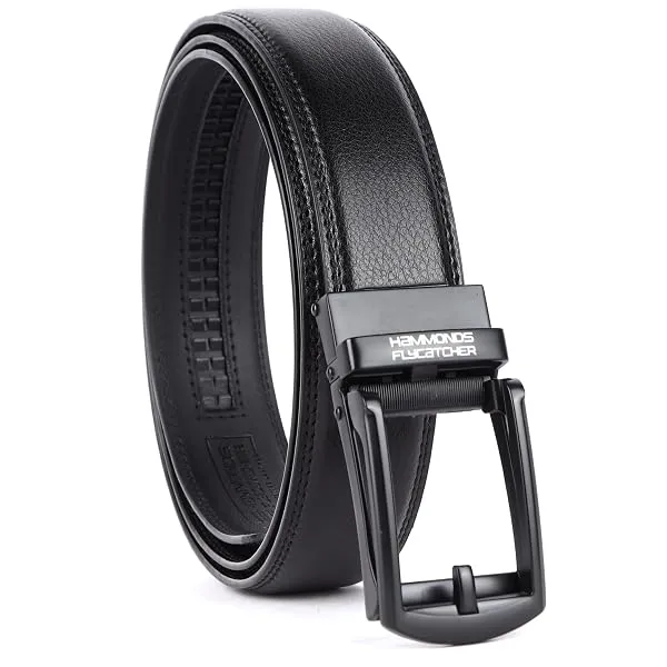 HAMMONDS FLYCATCHER Genuine Leather Belt for Men, Premium Leather Belt with Auto Lock mechanism, Mens Belt Leather Branded with Slide Lock for Everyday Wear — Linkbiz SmartDeal's