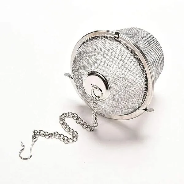 Tea Strainer Infuser for Loose Tea - Stainless Steel Tea Diffuser for Tea, Coffee, Seasonings, Spices (Round) — Linkbiz SmartDeal's