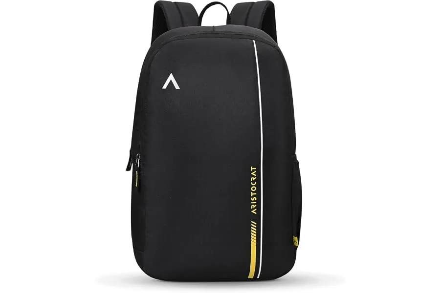 Aristocrat Nova 15L Laptop Backpack for Men & Women with Bottle Pocket | Padded Shoulder Straps — Linkbiz SmartDeal's