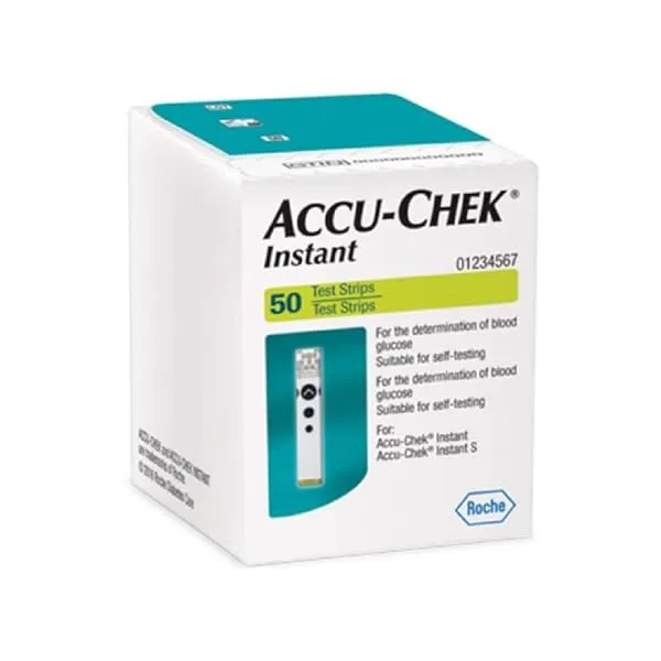 Accu-Chek Instant Test Strips, 50 Count (Multicolor) — Linkbiz SmartDeal's