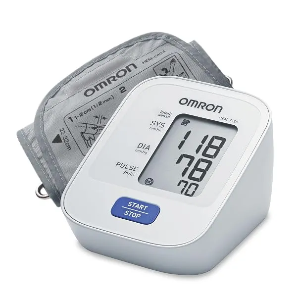 Omron HEM 7120 Fully Automatic Digital Blood Pressure Monitor With Intellisense Technology For Most Accurate Measurement - Arm Circumference (22-32Cm) — Linkbiz SmartDeal's
