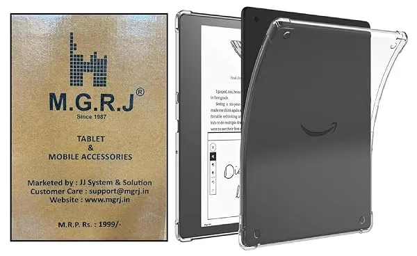 M.G.R.J® Soft TPU Transparent Back Case Cover for Kindle Scribe 10.2" (2024/2022 Released) — Linkbiz SmartDeal's