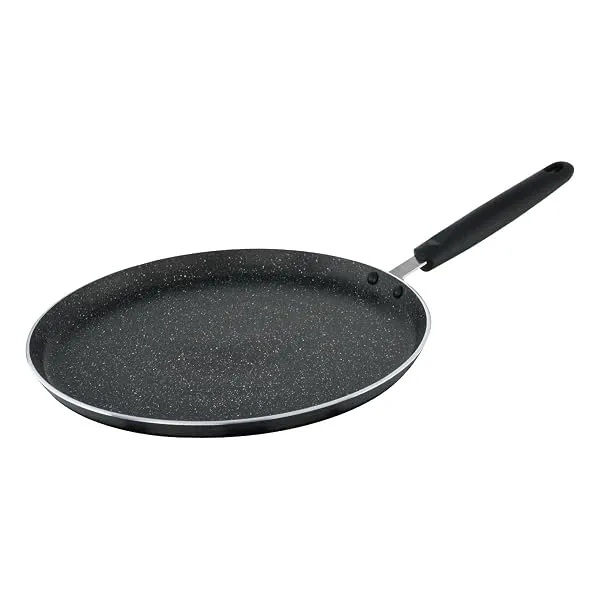 Prestige Omega Granite Non-Stick Dosa Tawa 30cm | 5-Layer Coating | Gas & Induction Compatible | PFOA Free | Metal Spoon Friendly | Sturdy Handle | Dishwasher Safe | 2Y Warranty | — Linkbiz SmartDeal's