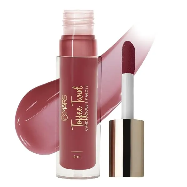 MARS Candylicious Sheer Lip Gloss for Women | Hydrating & High Shine | Lightweight | Non-Sticky | Enriched with Vitamin-E, Hyaluronic Acid & Avocado Ester (4.0ml) (11-TOFFEE TWIRL) — Linkbiz SmartDeal's