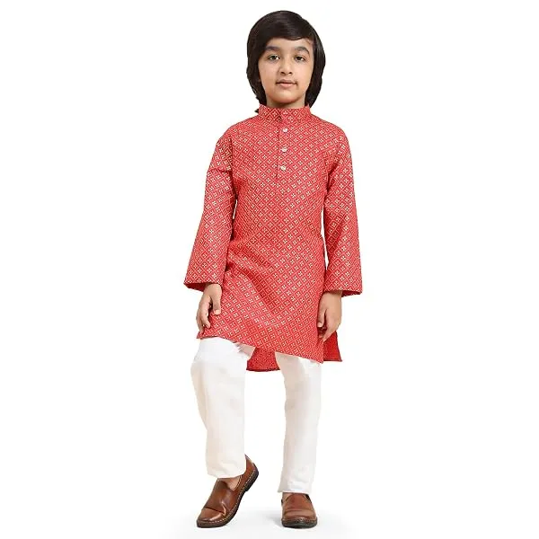 Pro-Ethic Style Developer Boy's Cotton Solid s Kurta Pajama For Kid'S Ethnic Wear | Kurta Pajama Set — Linkbiz SmartDeal's