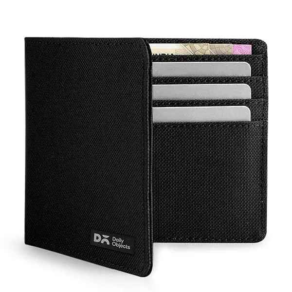 DailyObjects Coin Classic Bifold Wallet for Men | Ballistic Nylon Material | Holds up to 8 Credit/Debit/ATM Cards | Slim & Easy to Fit | Handcrafted Money Purse — Linkbiz SmartDeal's