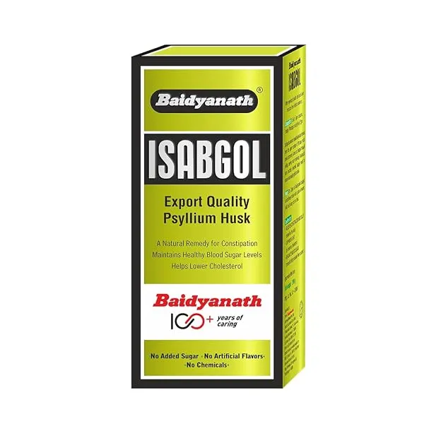 Baidyanath Asli Ayurved Isabgol - Psyllium Husk Powder - 200Grams | Effectively Relieves Constipation | Fibre Supplement For Digestion — Linkbiz SmartDeal's
