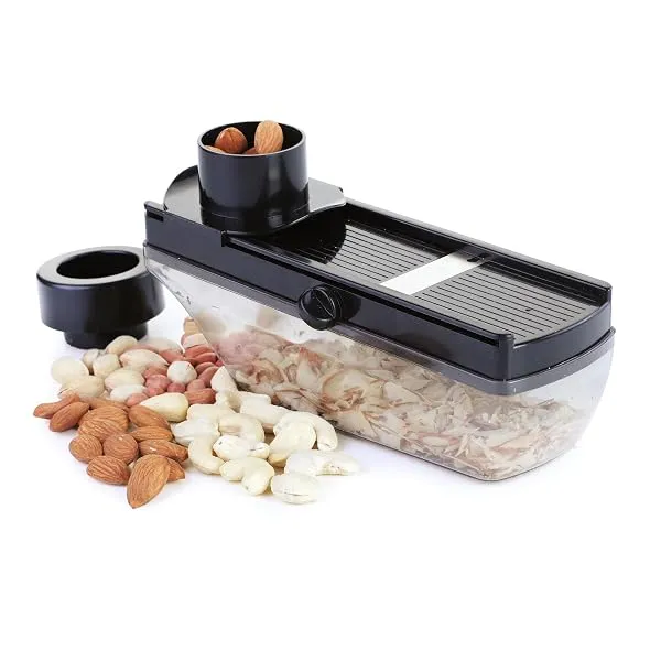 Ganesh Plastic Vegetable Slicer & Dry Fruit Cutter, Black — Linkbiz SmartDeal's