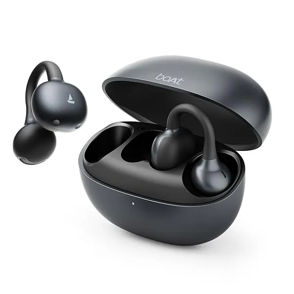 boAt 2026 Launch Airdopes ProClip, Air Conduction Tech,Feather-Light Earbuds, Clip-On Design,All Day Wear Comfort,52H Battery,12mm Dynamic Drivers,App Support,BT v6.0,OWS Earbuds w — Linkbiz SmartDeal's