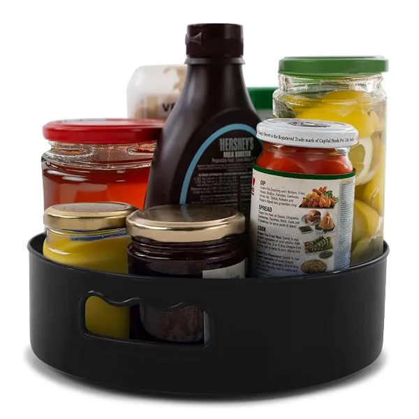 HomeWiz 360° Rotating Kitchen Organiser | Lazy Susan Smooth Turntable Organiser | Spice Rack Organizer | Cosmetic Holder Organizer | Multipurpose Use for Kitchen Counter, Dining Ta — Linkbiz SmartDeal's