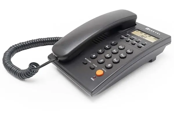 Beetel G20,TEC Certified,Caller ID Phone LCD Display, Ringer LED, DTMF/FSK Compatible, Adjustable Handset/Ringer Volume,Music on Hold,Desk/Wall Mountable,3 Level LCD Contrast,Alarm — Linkbiz SmartDeal's