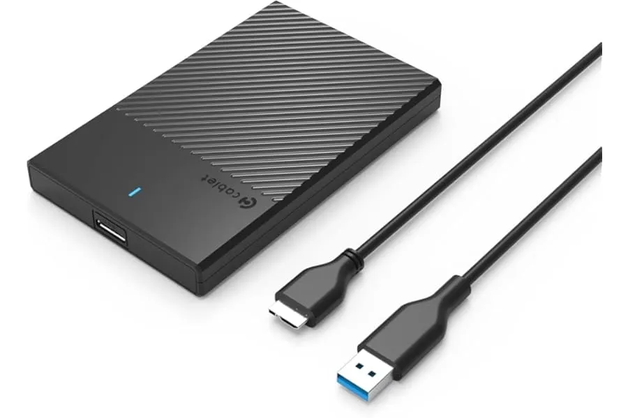 Cablet 2.5 Inch SATA USB 3.0 HDD/SSD Portable External Enclosure for 7mm and 9.5mm, Tool-Free D — Linkbiz SmartDeal's