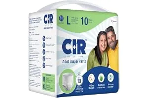 CIR Adult Diaper Pants Style | Adult Diaper Large Size (L)|Waist (90-120cm I 35 - 47 ) |10 hr A — Linkbiz SmartDeal's