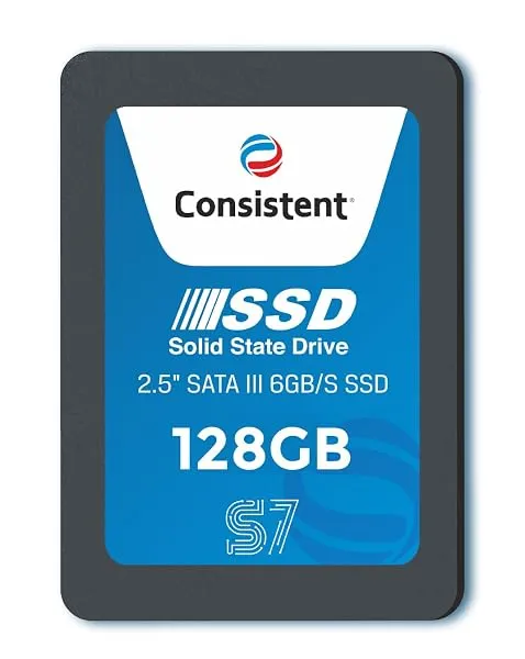 Consistent SSD 128GB 2.5 Inch SATA Internal SSD - Read: 550MB/s & Write: 500MB/s - Solid-State Drive 5 Year Warranty (128, GB) — Linkbiz SmartDeal's