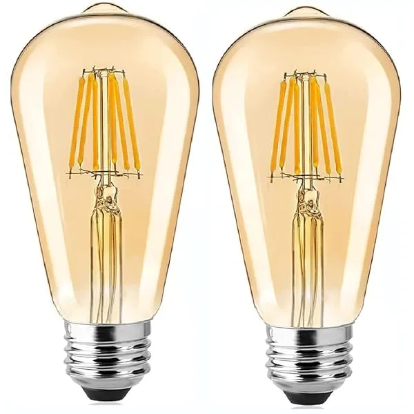 Gesto 4W E27 Base Filament Bulbs/Edison Hanging Light Led Bulb Warm White 2700K Antique Vintage Filament Light Bulbs, Pack Of 2 — Linkbiz SmartDeal's