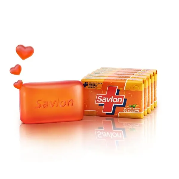 Savlon Moisturizing Glycerin Bathing Soap Bar 600g (120g Pack of 5) | 99.9% Germ Protection | Natural-Origin Glycerin | Value Family Pack | Soft Moisturized Skin | Women & Men — Linkbiz SmartDeal's